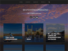 Tablet Screenshot of bestemmingonbekend.nl